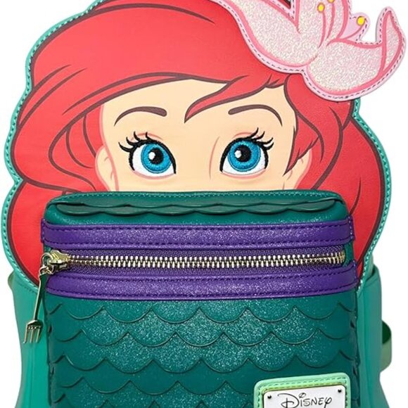 Loungefly Handbags - Loungefly Disney The Little Mermaid Ariel Cosplay Mini Backpack NWT